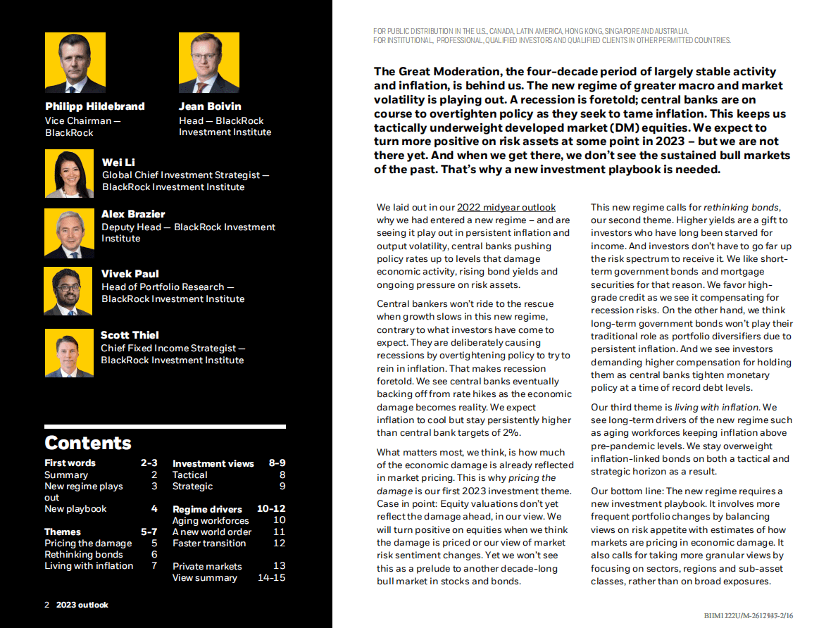 黑石：2023年全球宏观报告【英文版】 第2页
