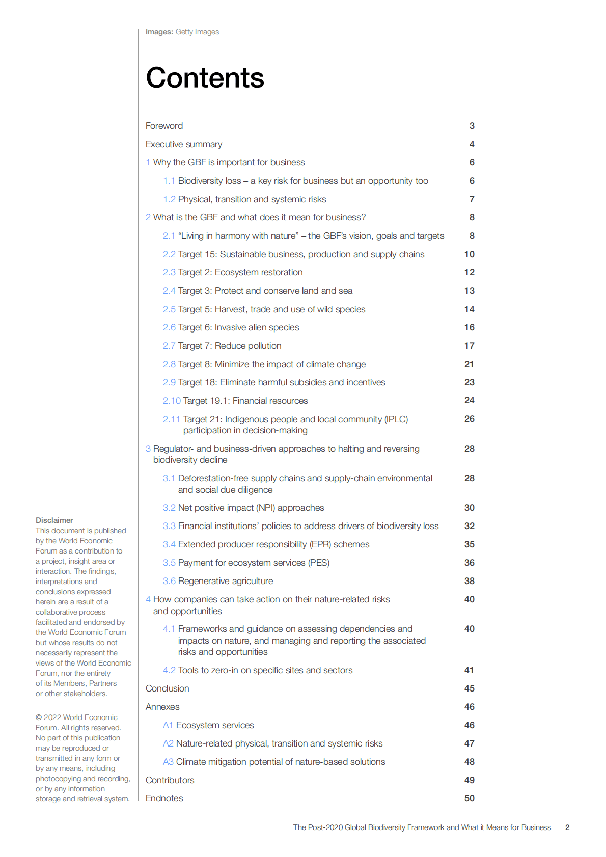 世界经济论坛&普华永道：2020年后全球生物多样性框架及其对企业的意义 第2页