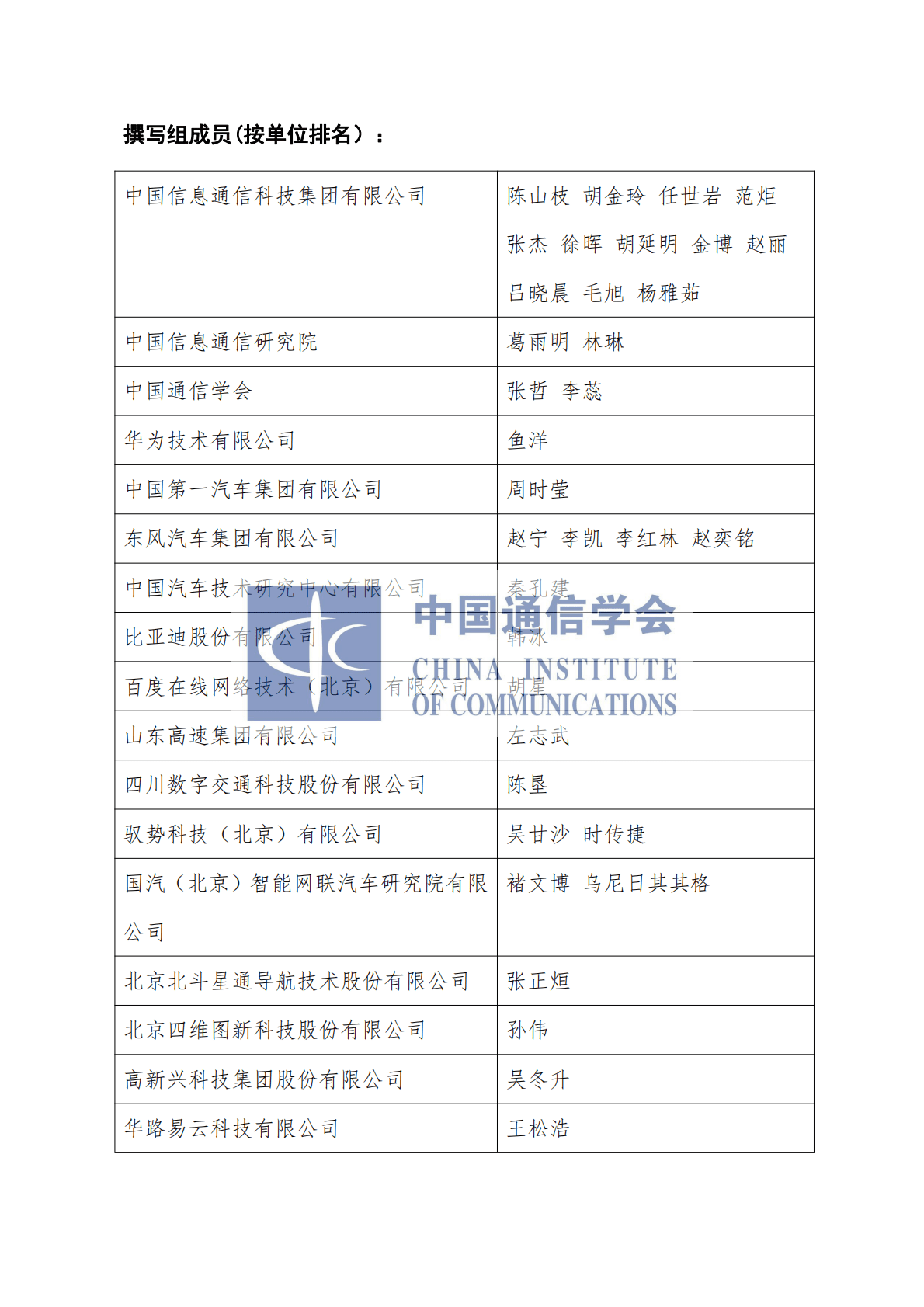 中国通信学会：C-V2X车联网技术发展与产业实践白皮书（2022年） 第4页