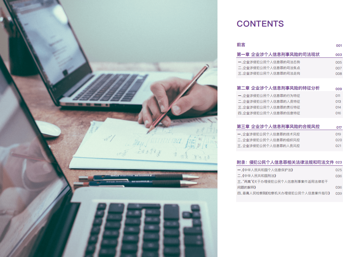 大成Dentons：企业涉个人信息刑事风险合规风控研究报告 第3页