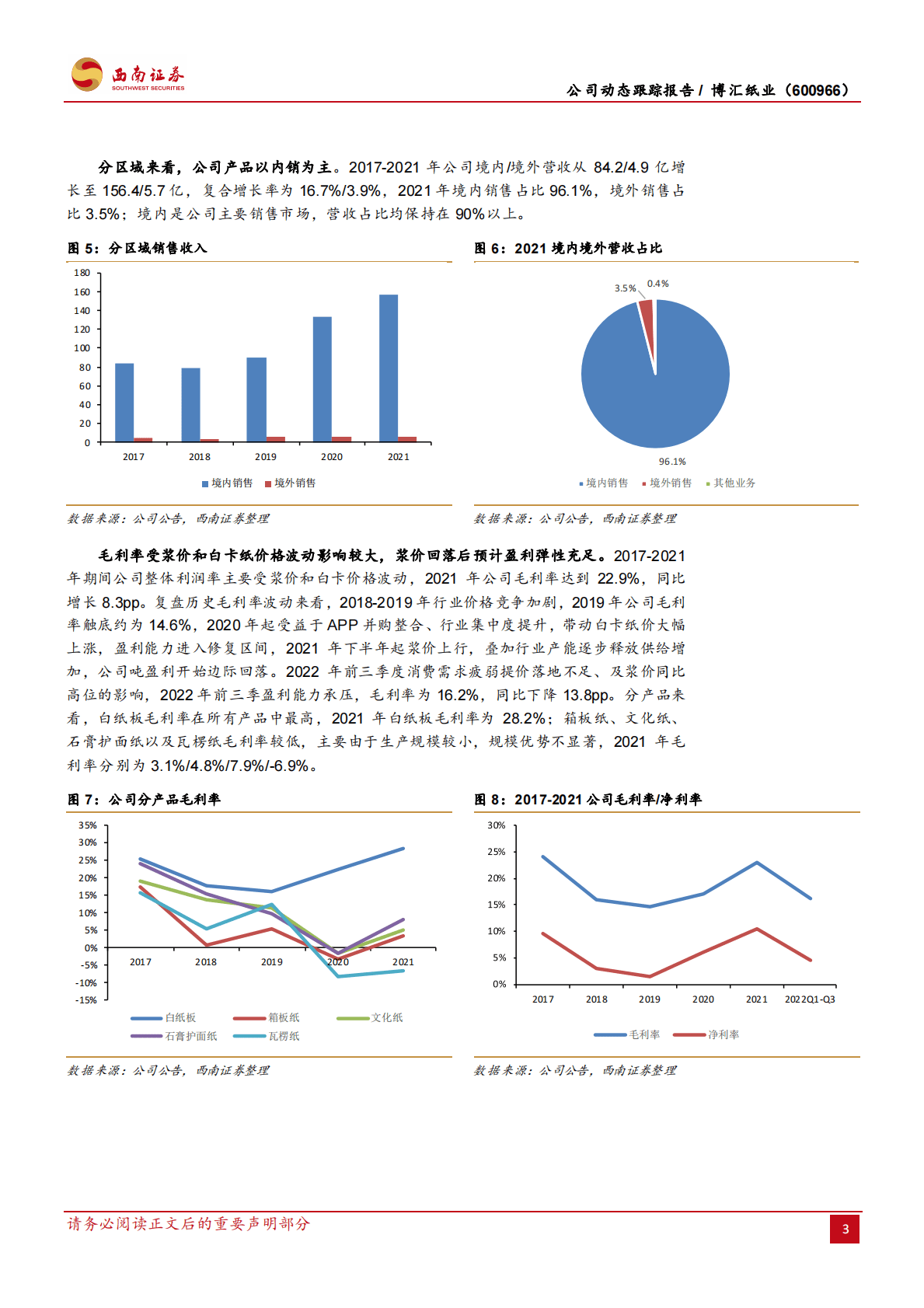 博汇纸业-白卡价格触底，静待吨盈利修复 第3页