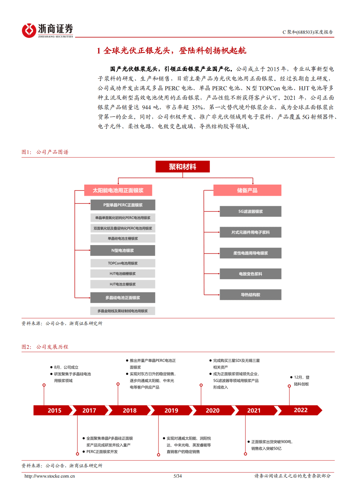聚和材料深度报告：银浆龙头聚力前行，技术引领和而不同 第5页