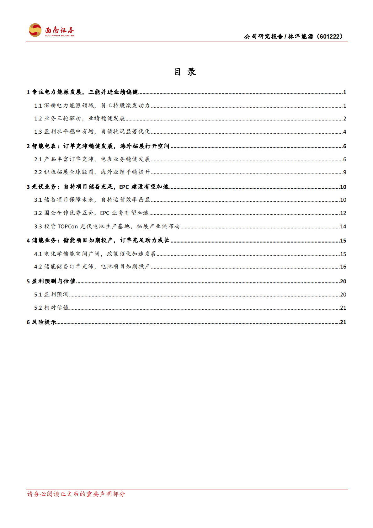 林洋能源-智能电表稳健发展，储能光伏破浪前行 第2页