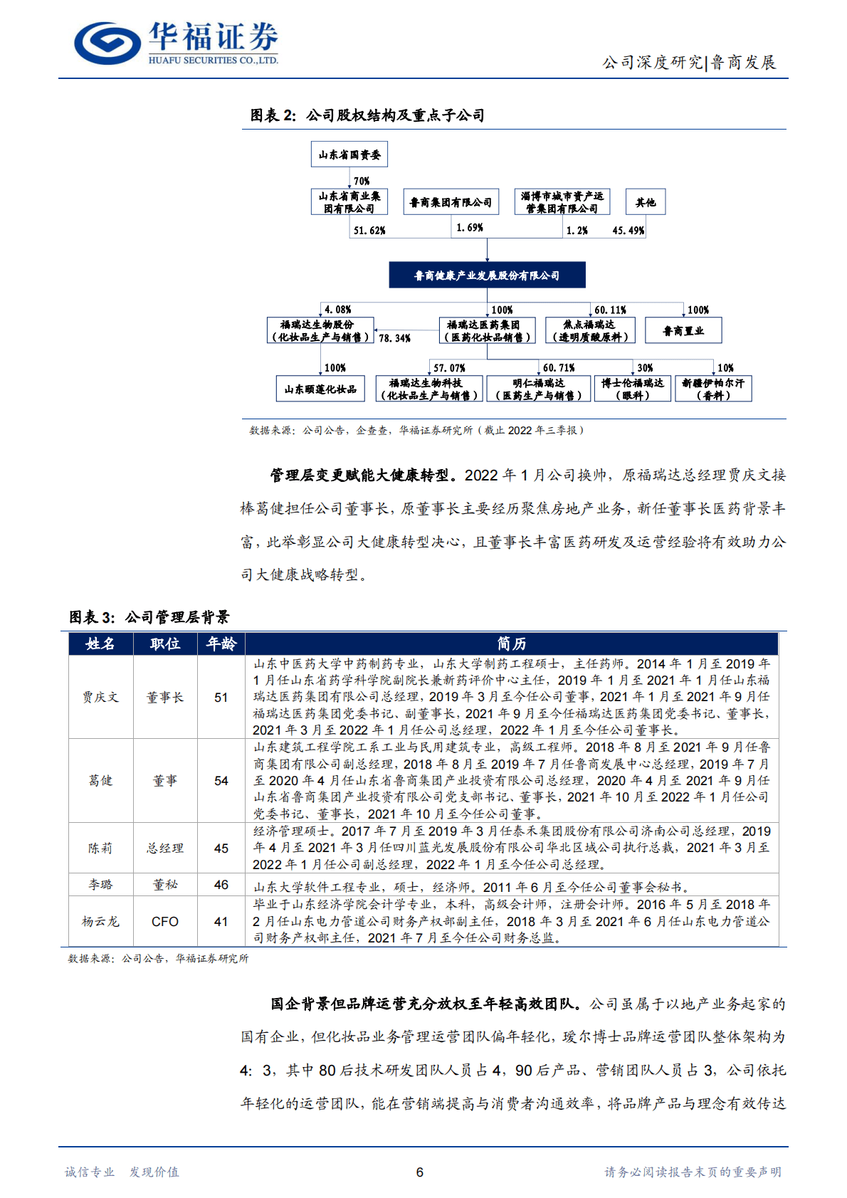 鲁商发展-坚定大健康转型，化妆品增长可期 第6页