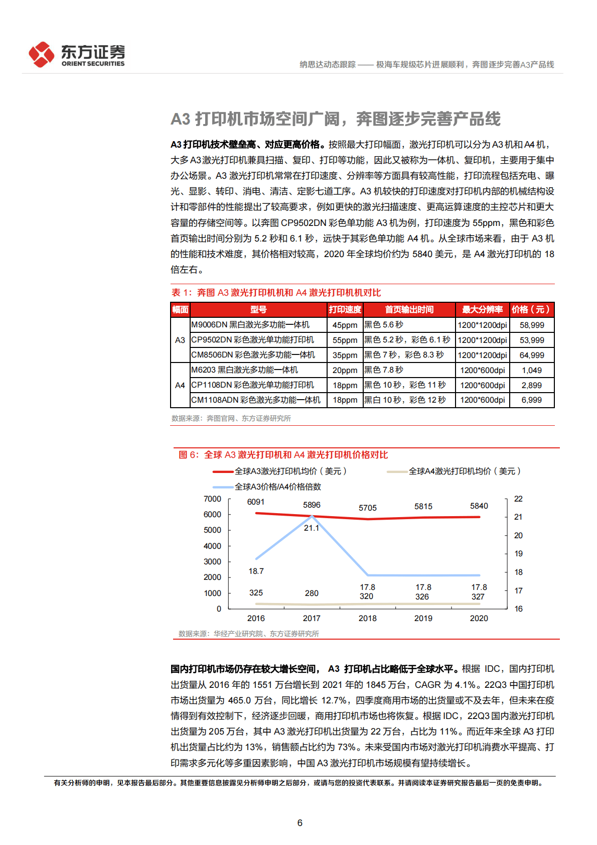 纳思达-极海车规级芯片进展顺利，奔图逐步完善A3产品线 第6页