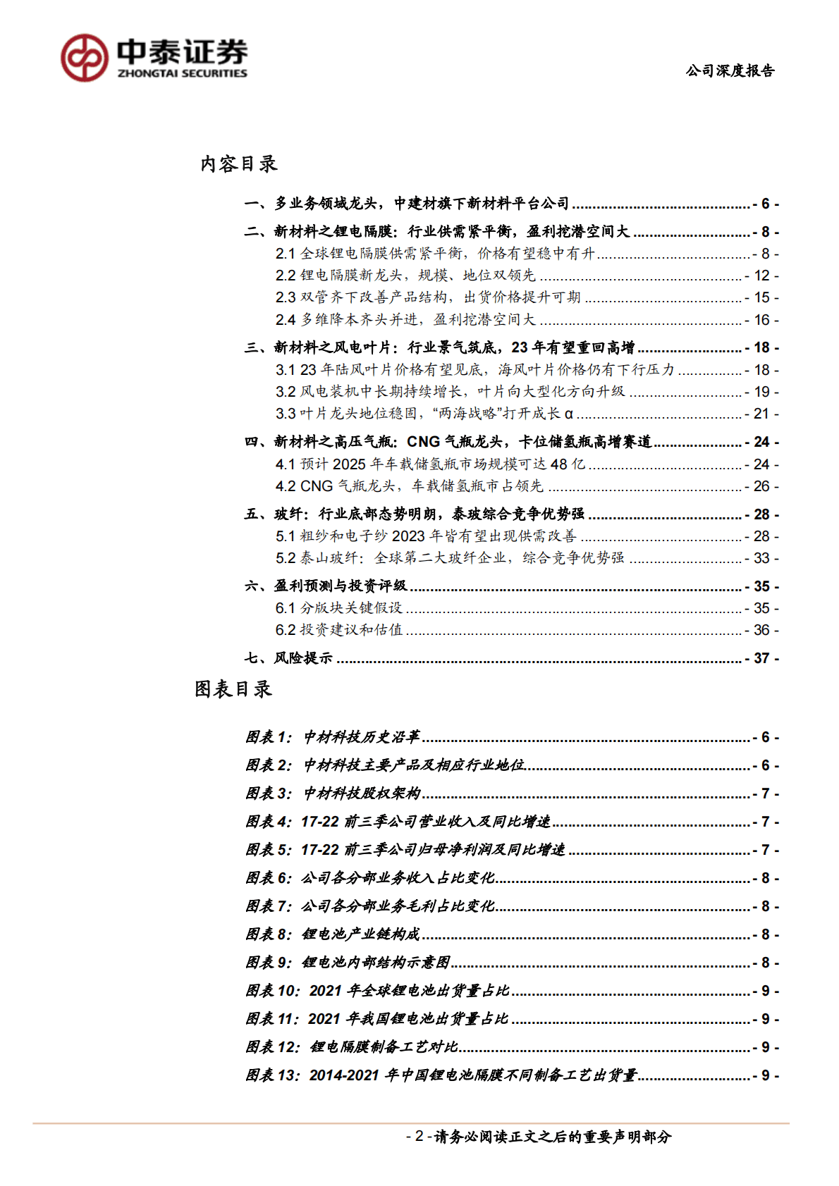 中材科技-央企新材料平台，迎多业务景气+&alpha;共振拐点 第2页