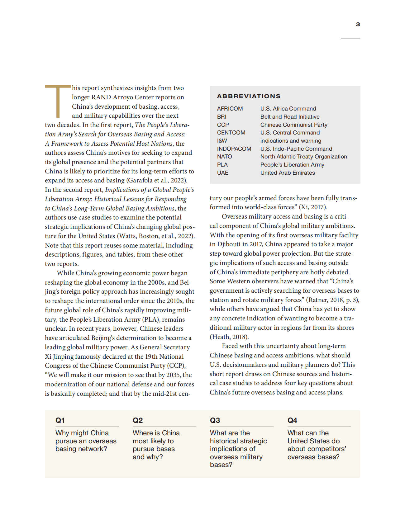 兰德：中国的全球目标：对美国的国防影响【英文版】 第3页