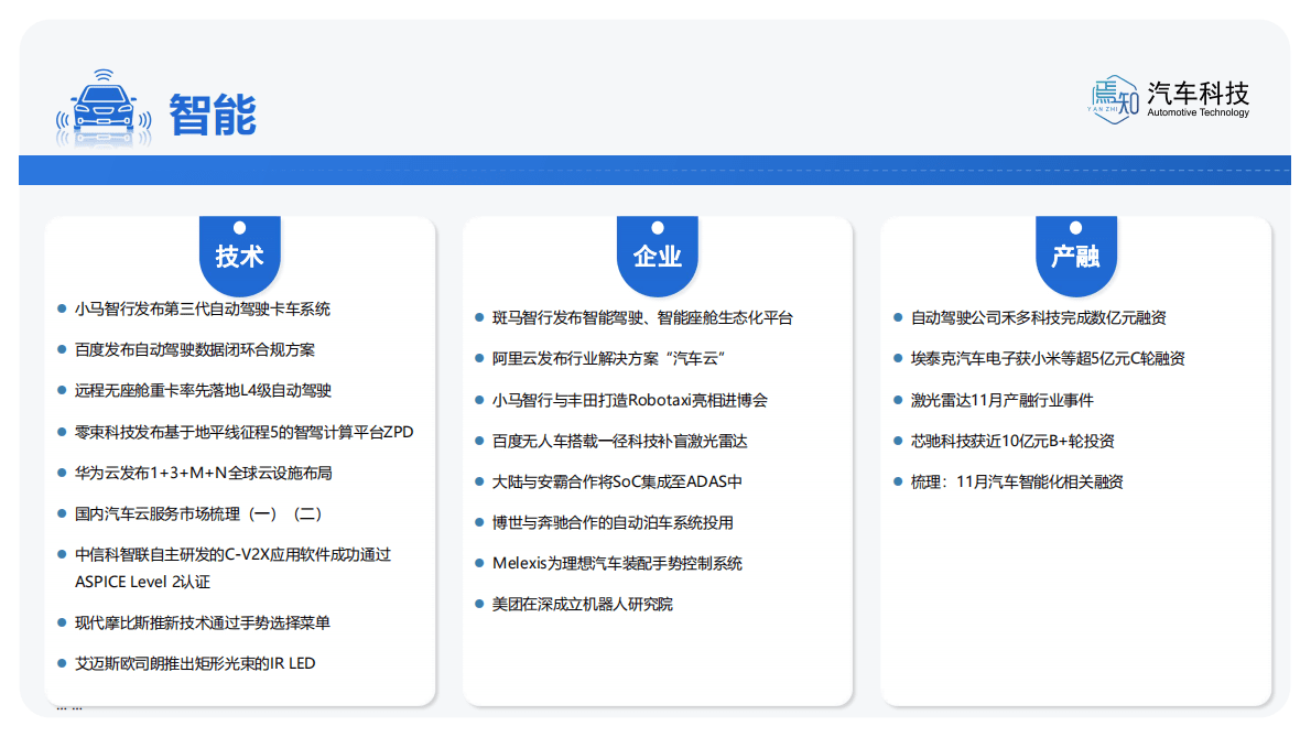 焉知：2022年11月智能电动汽车大事解析 第3页