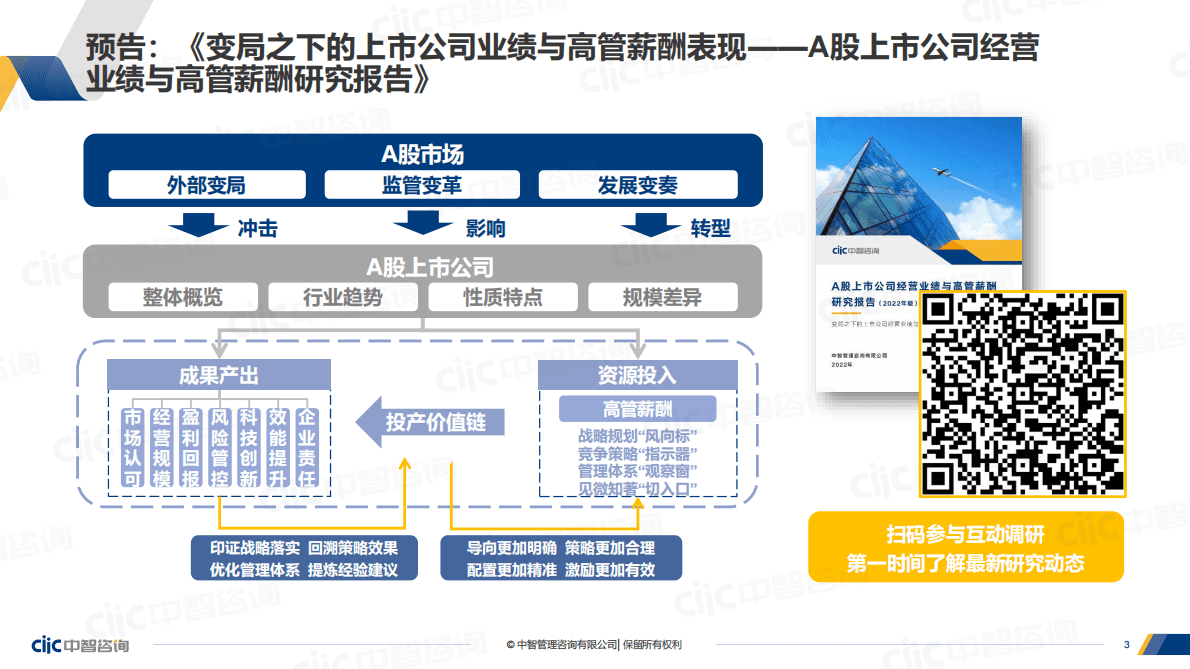 中智咨询：A股上市公司经营业绩与高管薪酬研究报告（精华版） 第3页