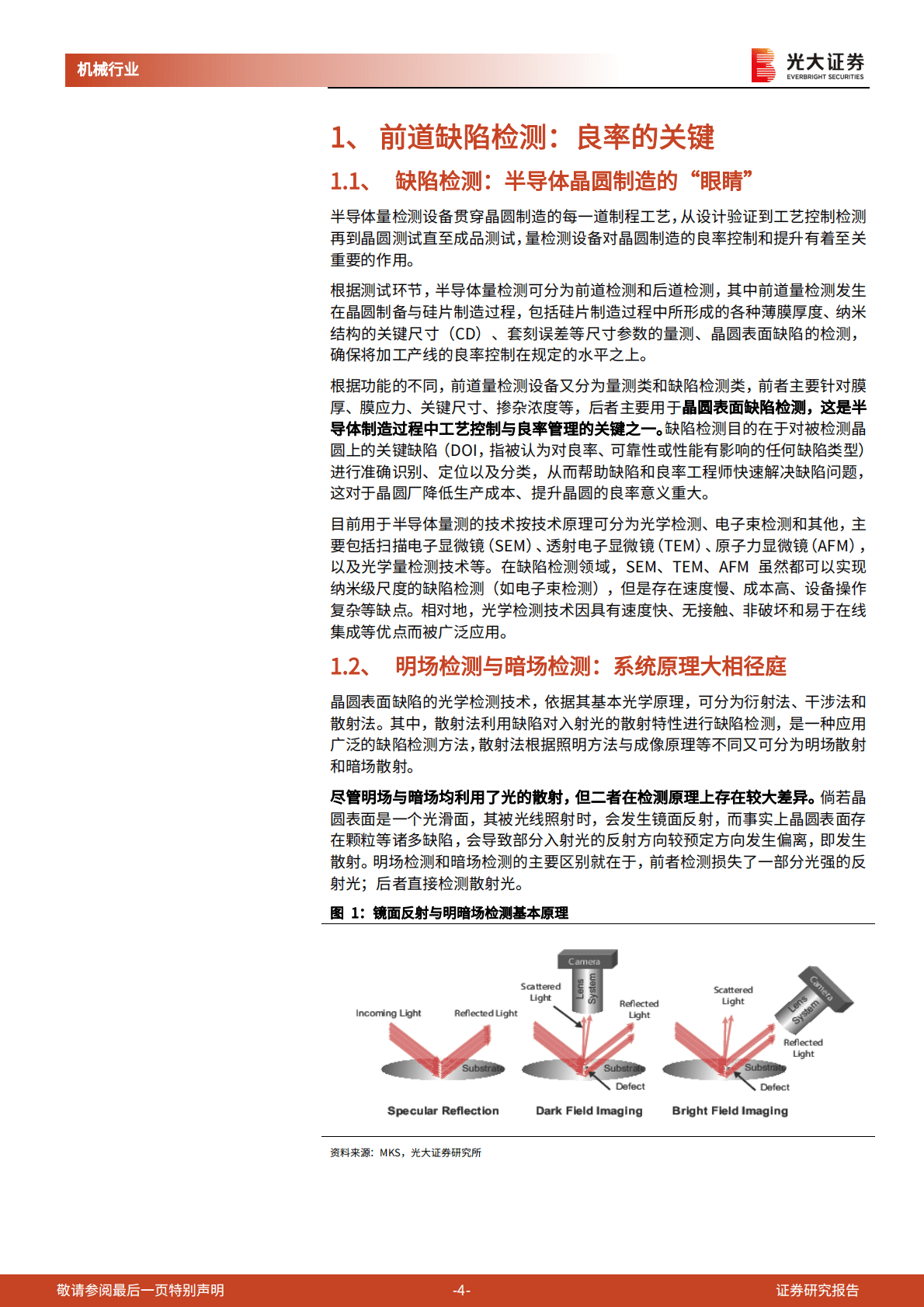半导体设备研究系列之明暗场缺陷检测设备：一&ldquo;明&rdquo;一&ldquo;暗&rdquo;检缺陷，相辅相成提良率 第4页