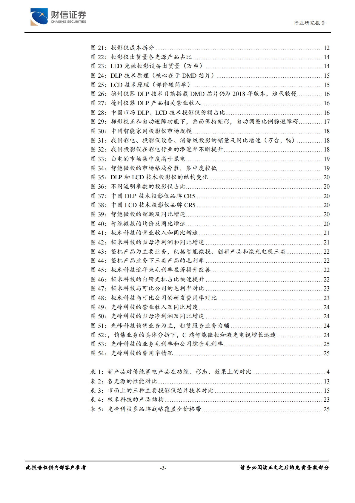 家用电器行业深度：光影变革须臾间，智能微投正当时 第3页