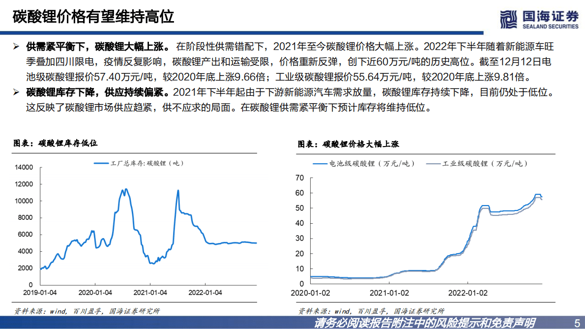 锂行业深度报告之一：碳酸锂景气向上，资源为王 第5页