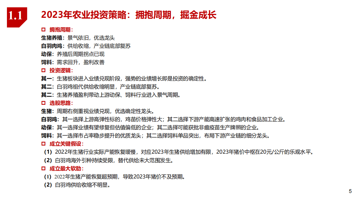年度策略报告姊妹篇：2023年农业风险排雷手册 第5页