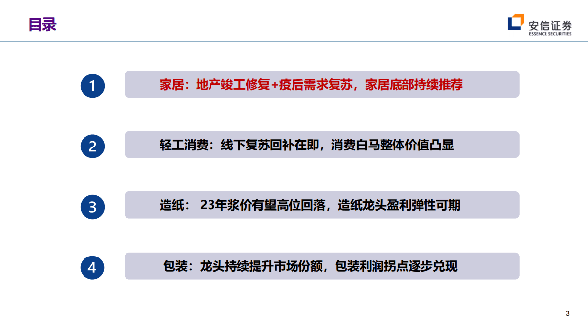 轻工行业2023年度投资策略：云销雨霁，彩彻区明 第3页
