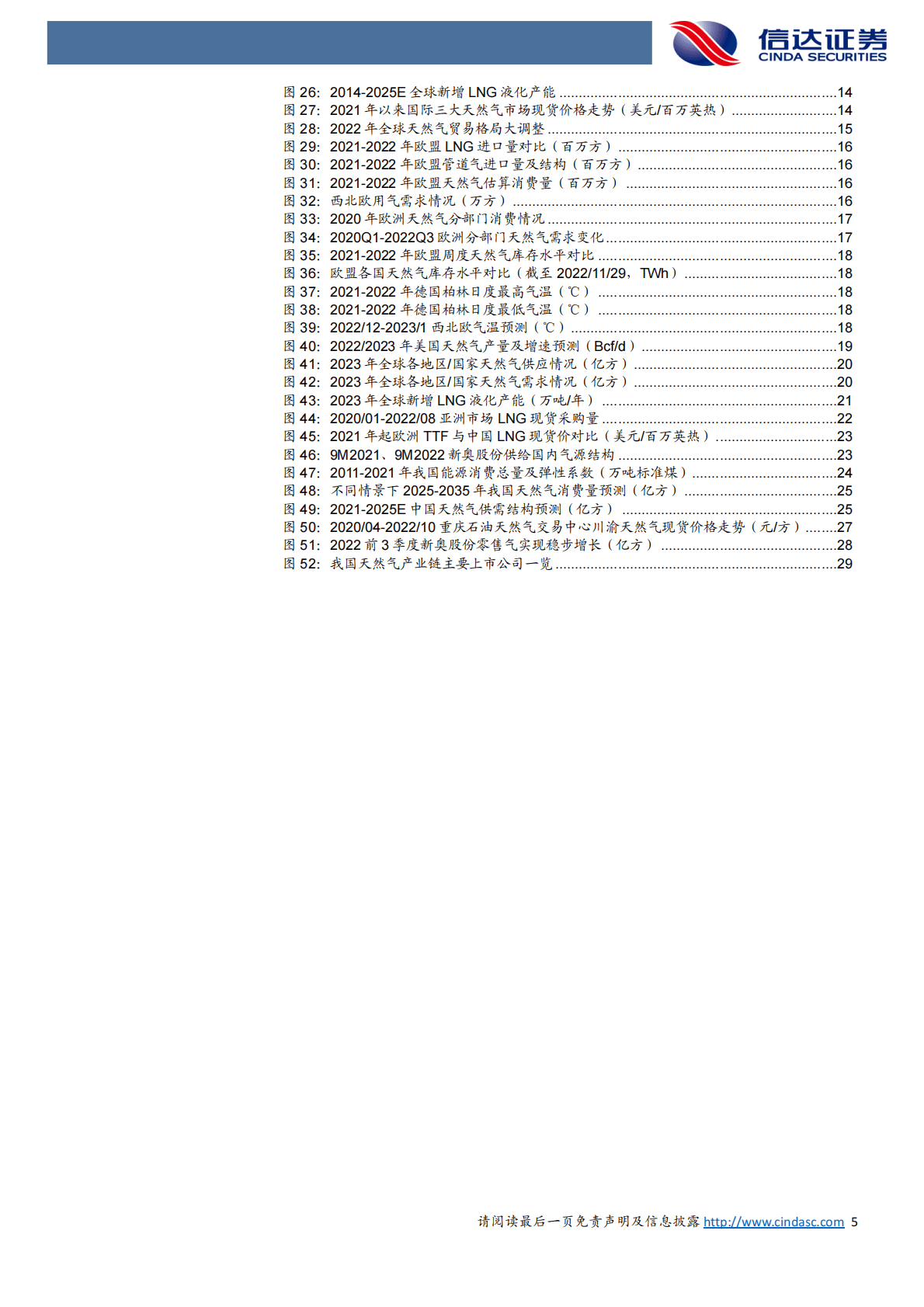 天然气行业2022年度策略报告：全球天然气格局大调整下的新机遇 第5页