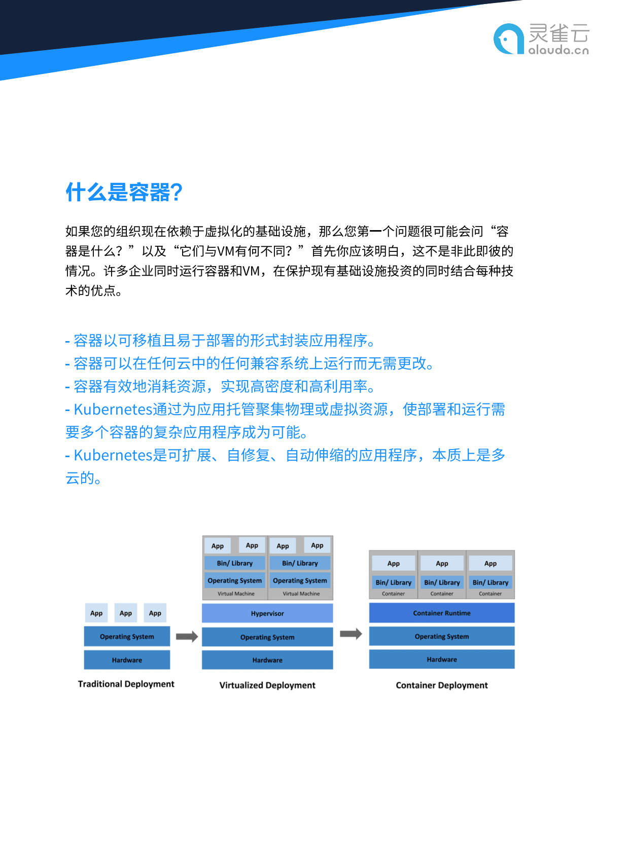 灵雀云：2022企业高管IT战略指南——选择容器与Kubernetes 第6页