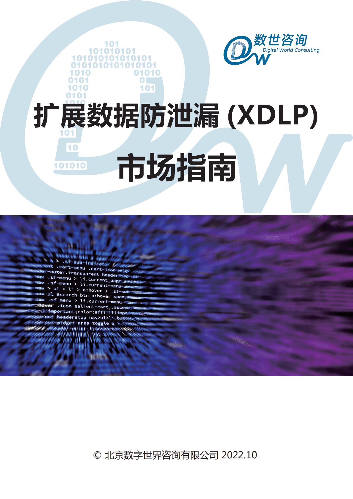 数世咨询：扩展数据防泄漏(XDLP)市场指南 第1页