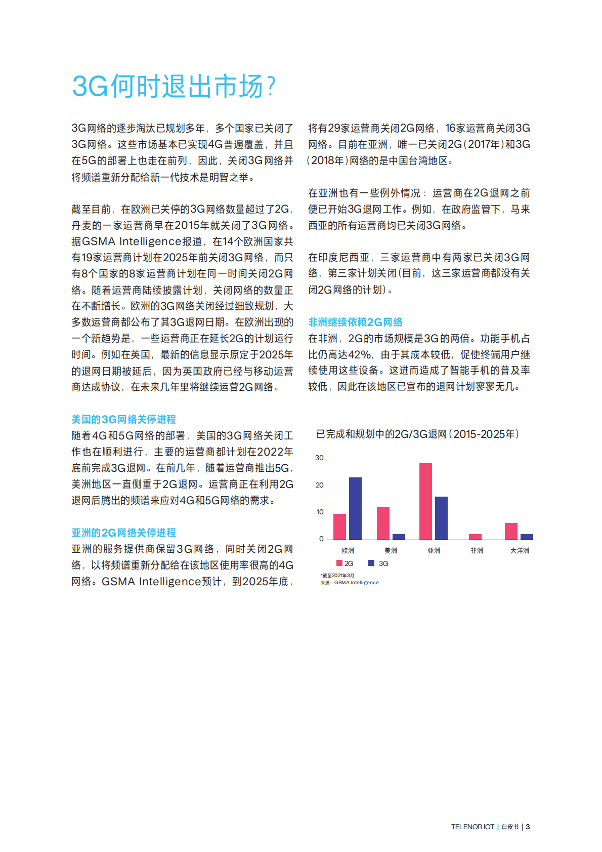 Telenor：2G和3G退网对物联网连接的影响 第3页