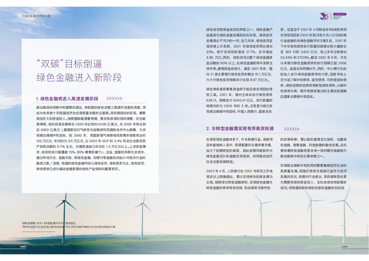 大成Dentons：基于碳效的绿色金融标准构建和应用 第6页
