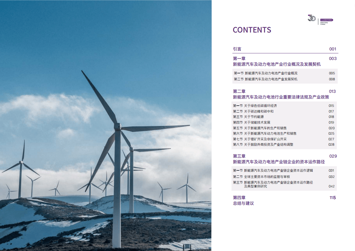 大成Dentons：新能源汽车及动力电池产业链企业发展契机及资本运作路径专题研究 第3页