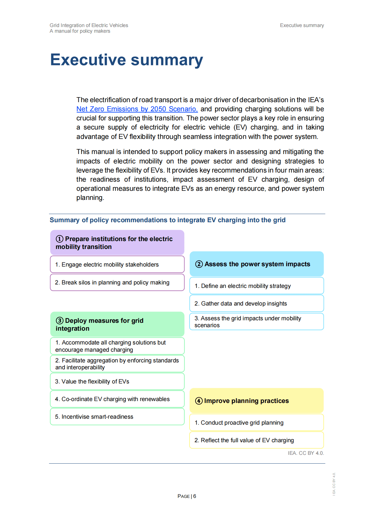国际能源署（IEA）：电动汽车的电网整合——政策制定者手册【英文版】 第6页