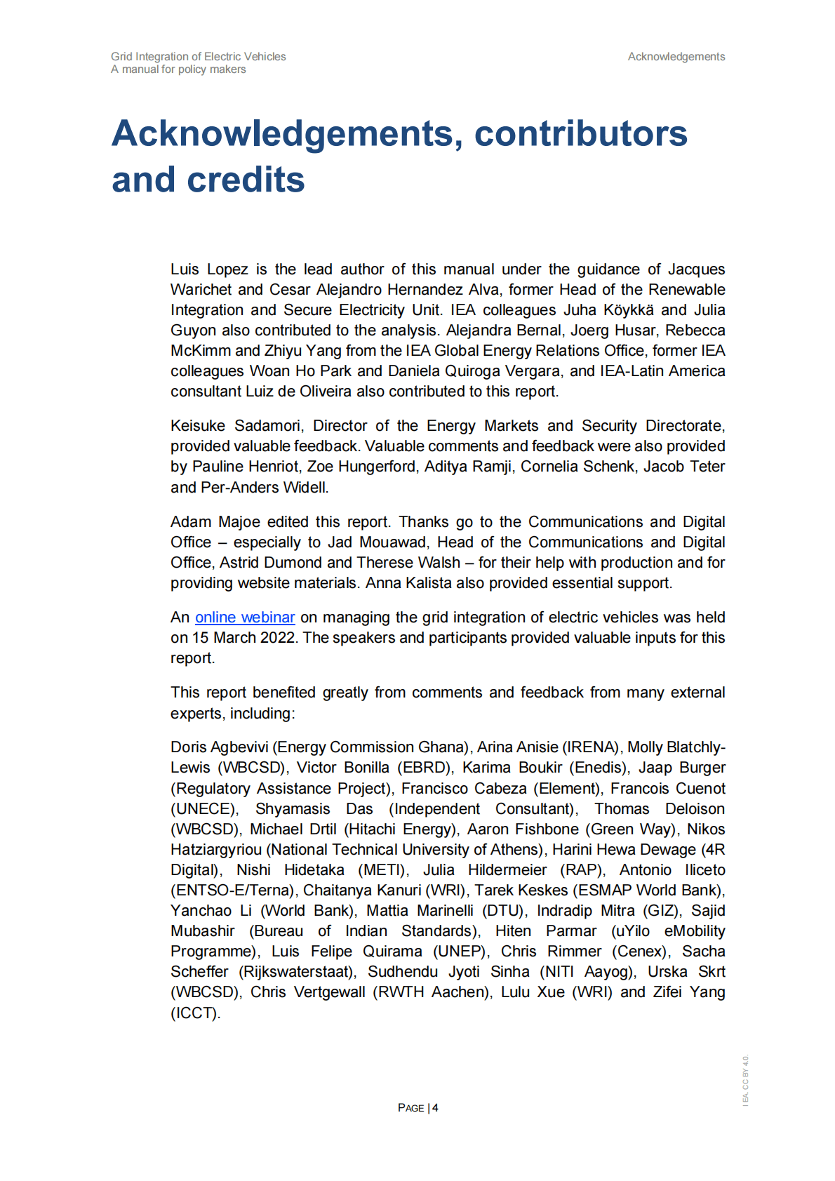 国际能源署（IEA）：电动汽车的电网整合——政策制定者手册【英文版】 第4页