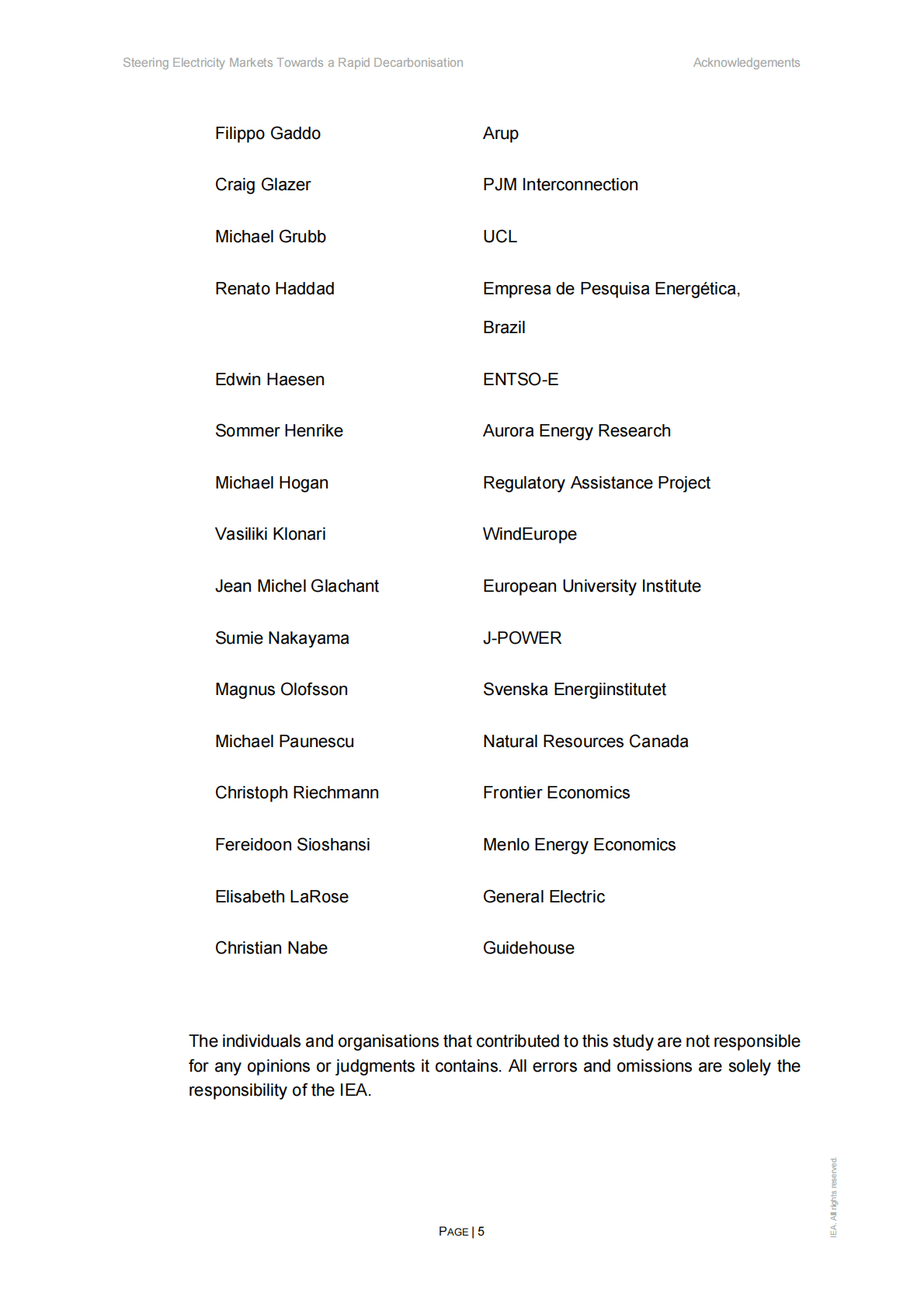 国际能源署IEA：引导电力市场走向快速脱碳【英文版】 第5页