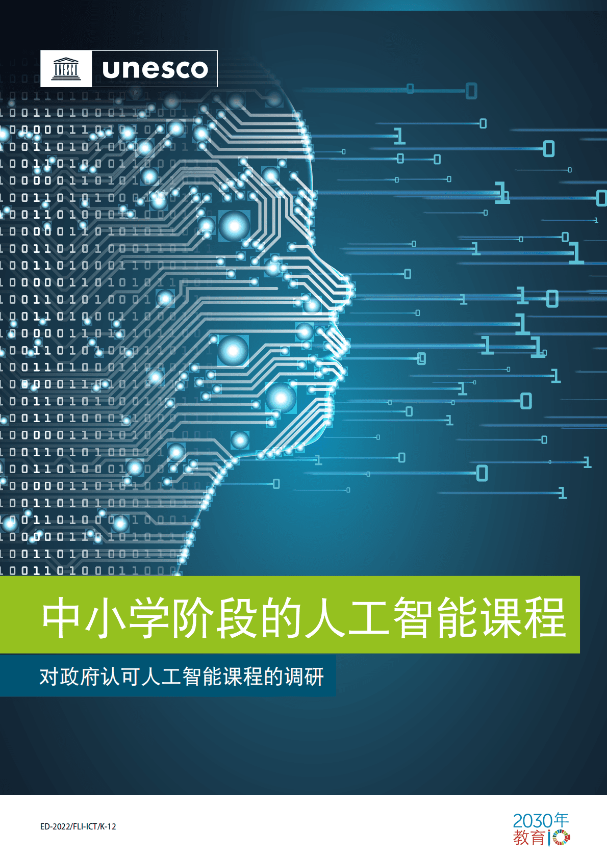 联合国教科文组织：基础教育阶段人工智能课程：官方认可的人工智能课程指南 第1页