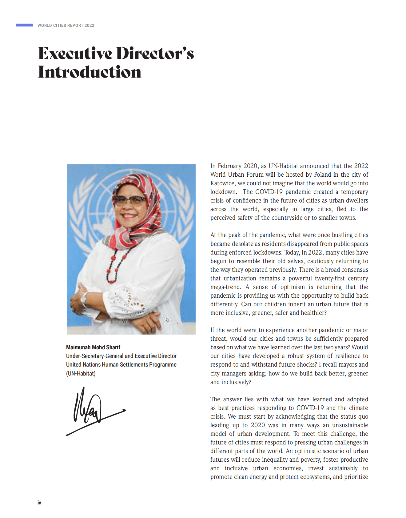 联合国人居署：2022年全球城市报告【英文版】 第6页