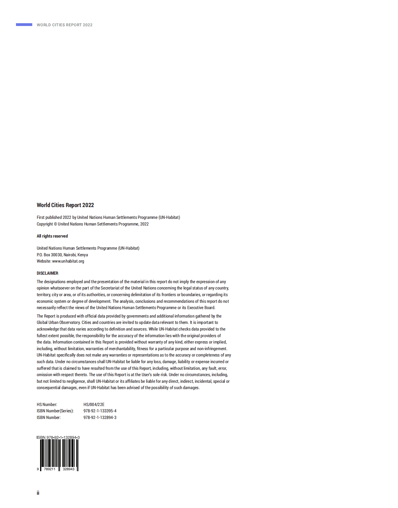 联合国人居署：2022年全球城市报告【英文版】 第4页
