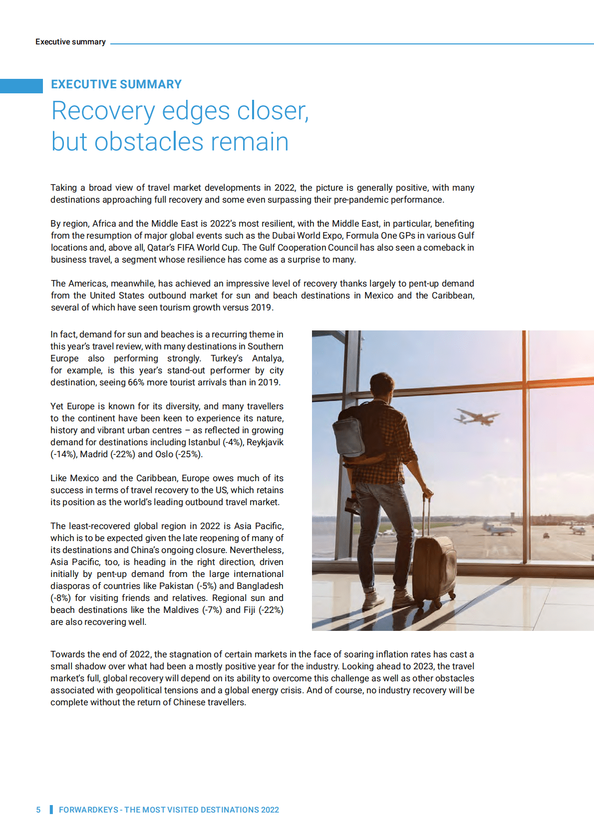 ForwardKeys：2022年访问量最大的旅游胜地报告【英文版】 第5页