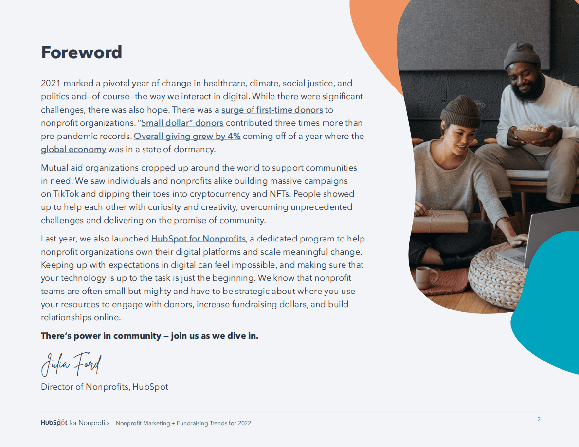 HubSpot：2022年非营利营销和筹款趋势报告【英文版】 第2页