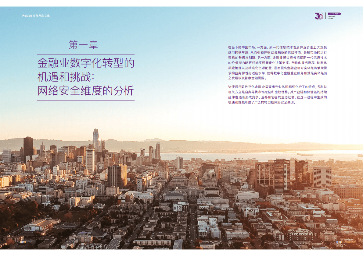 大成Dentons：网络安全视野下金融业数字化转型的机遇和挑战 第5页