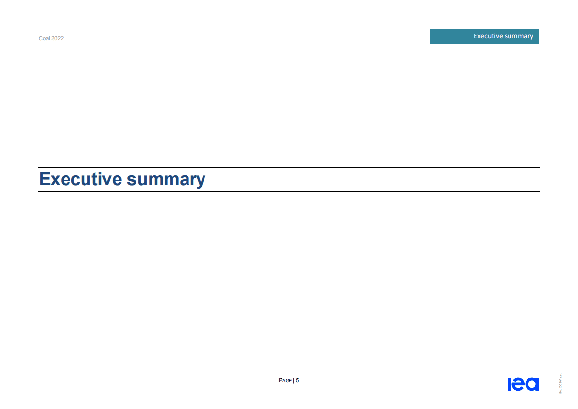 国际能源署（IEA）：煤炭2022&mdash;&mdash;分析和预测至2025【英文版】 第5页
