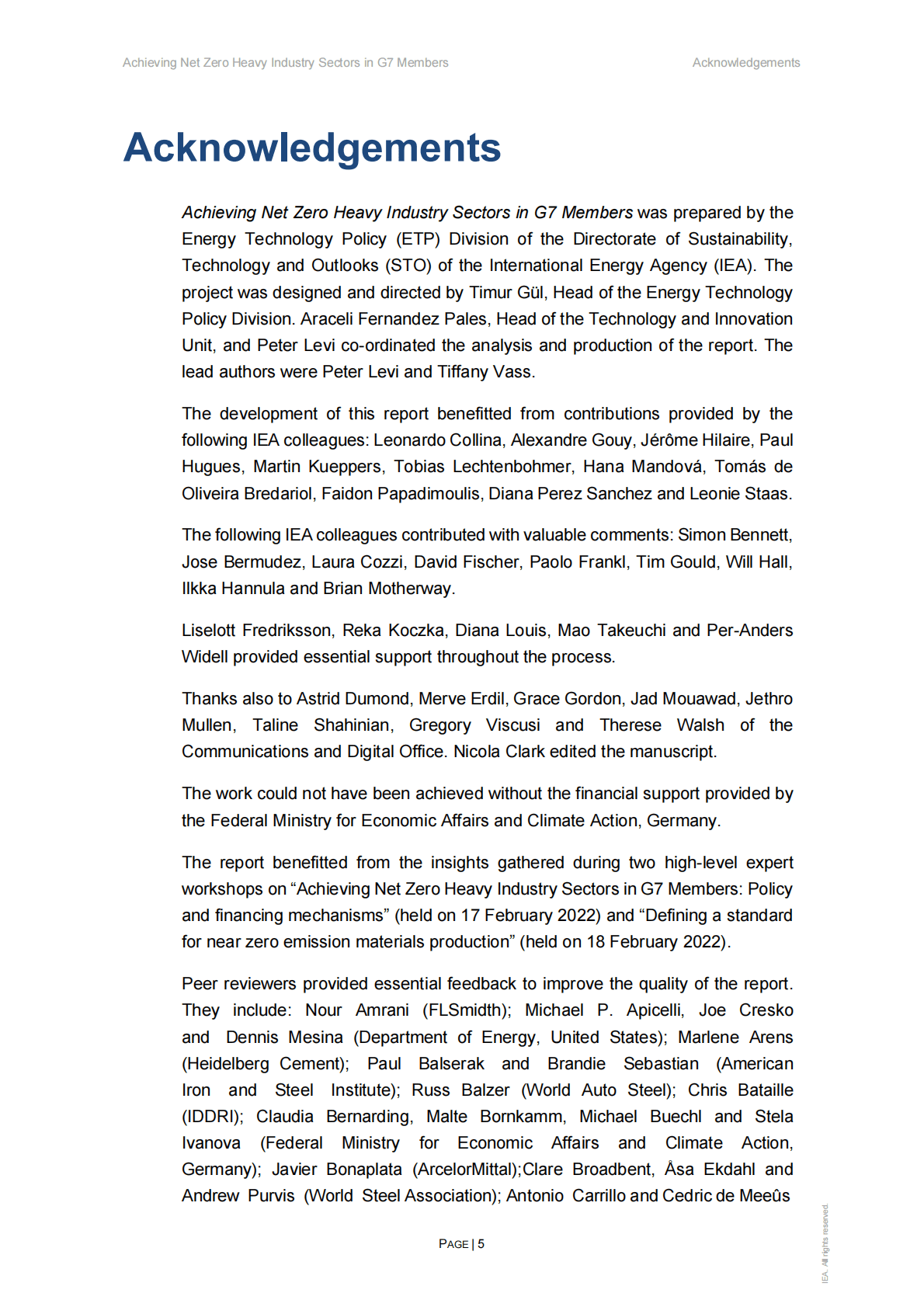 国际能源署(IEA)：七国集团实现重工业净零增长【英文版】 第6页