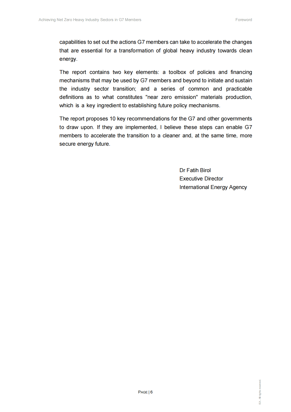 国际能源署(IEA)：七国集团实现重工业净零增长【英文版】 第5页