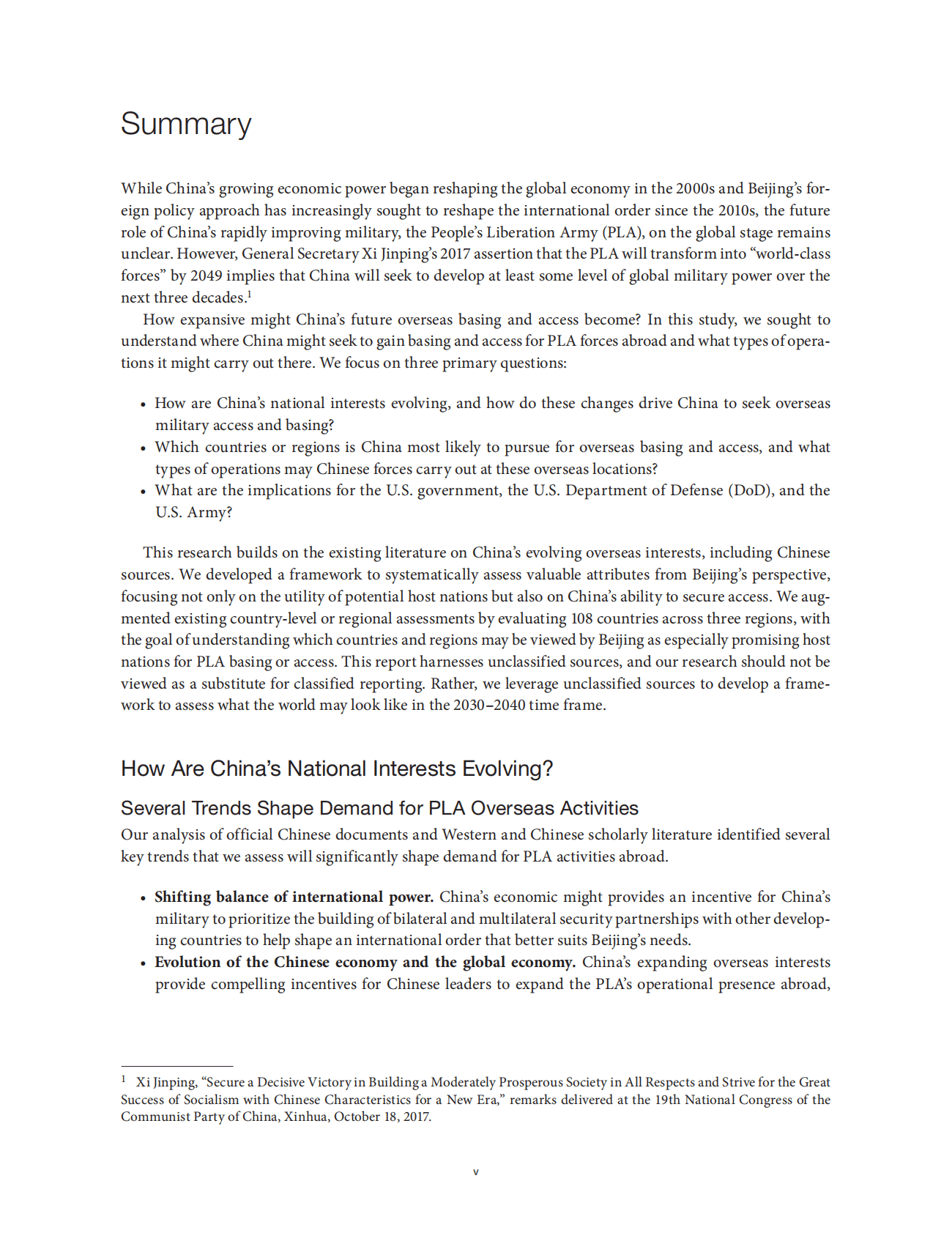 兰德：中国人民解放军寻求海外基地和准入——评估潜在东道国的框架【英文版】 第5页