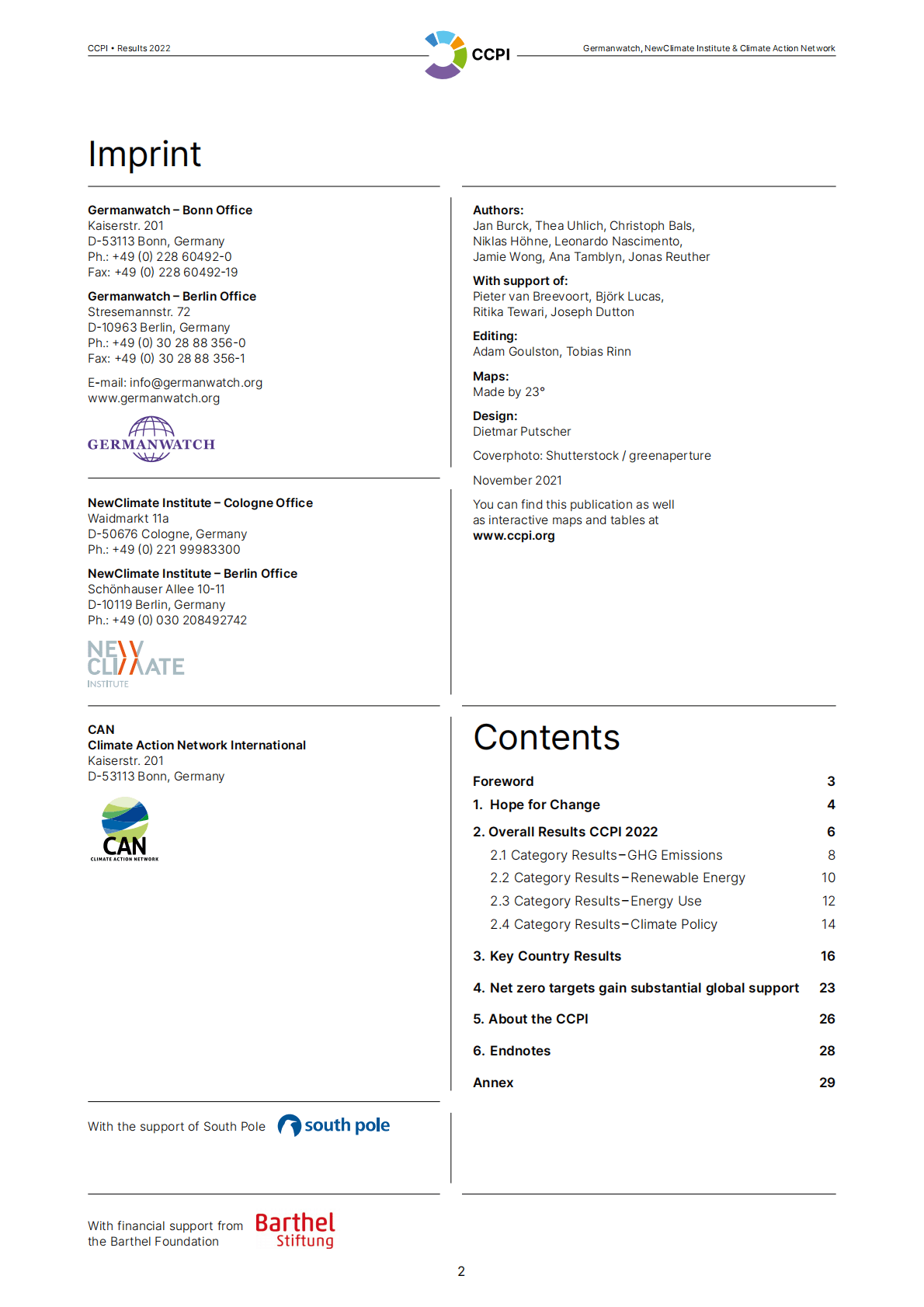 CAN：2022年气候变化绩效指数报告【英文版】 第2页