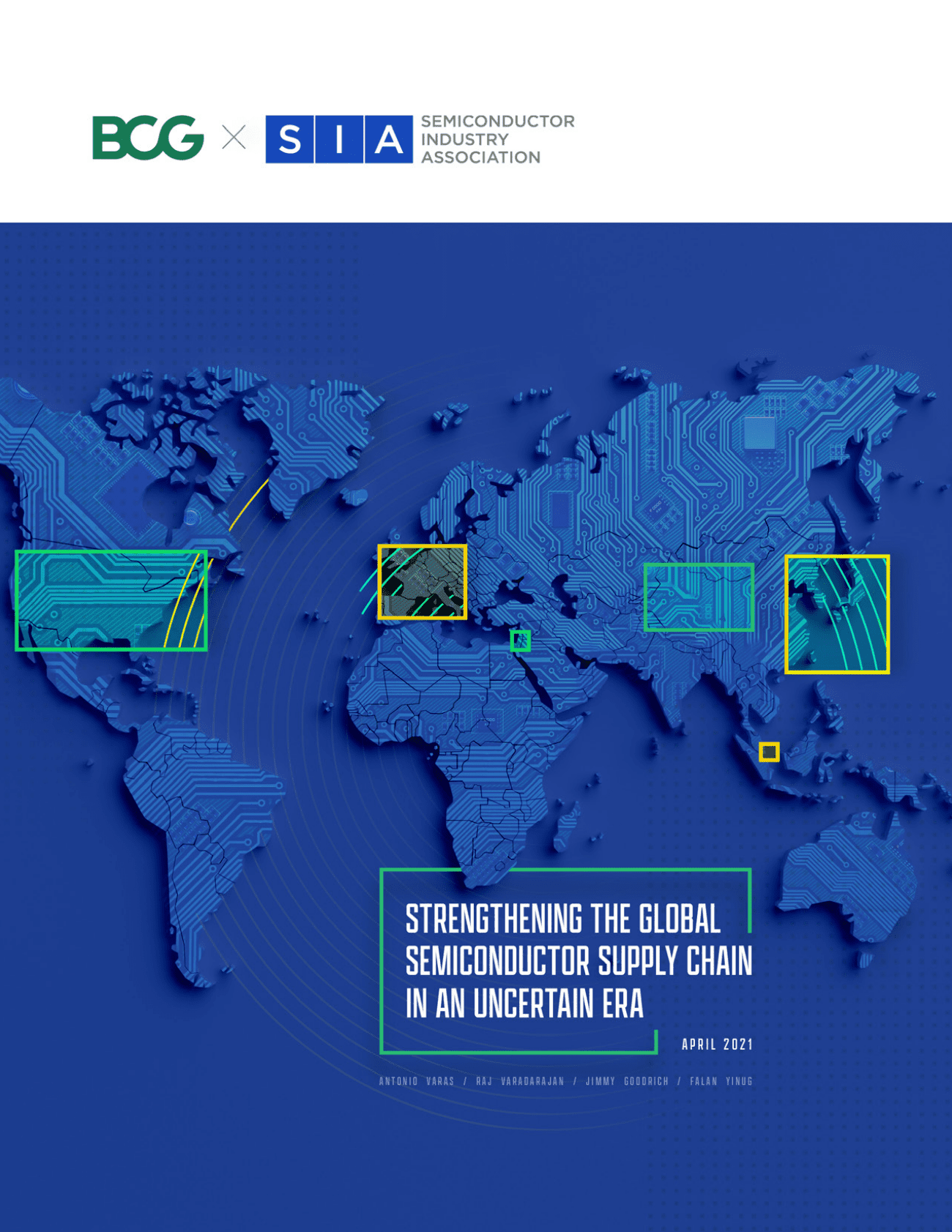 波士顿咨询：在不确定的时代加强全球半导体供应链报告【英文版】 第1页