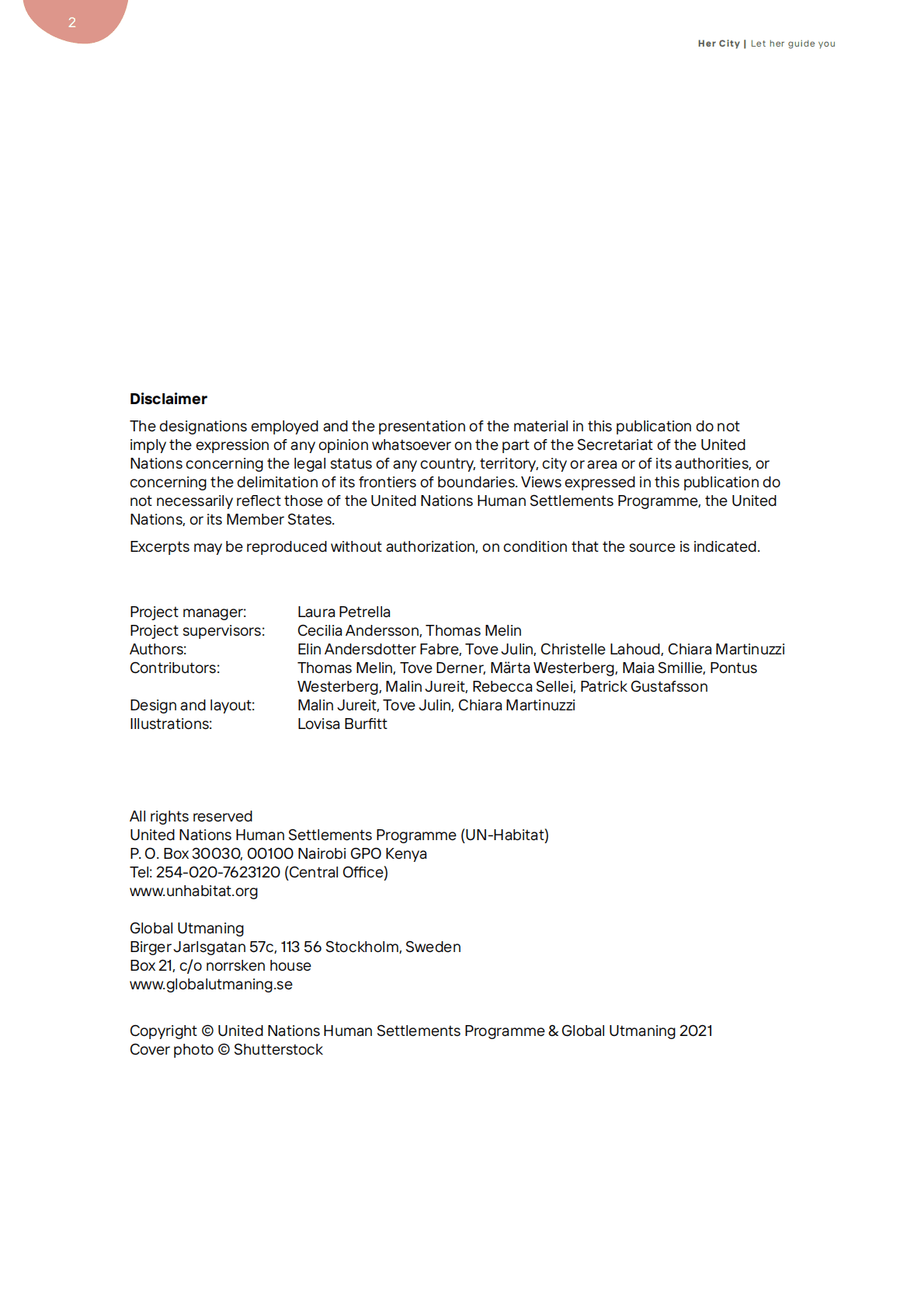 联合国人居署：她的城市【英文版】 第2页