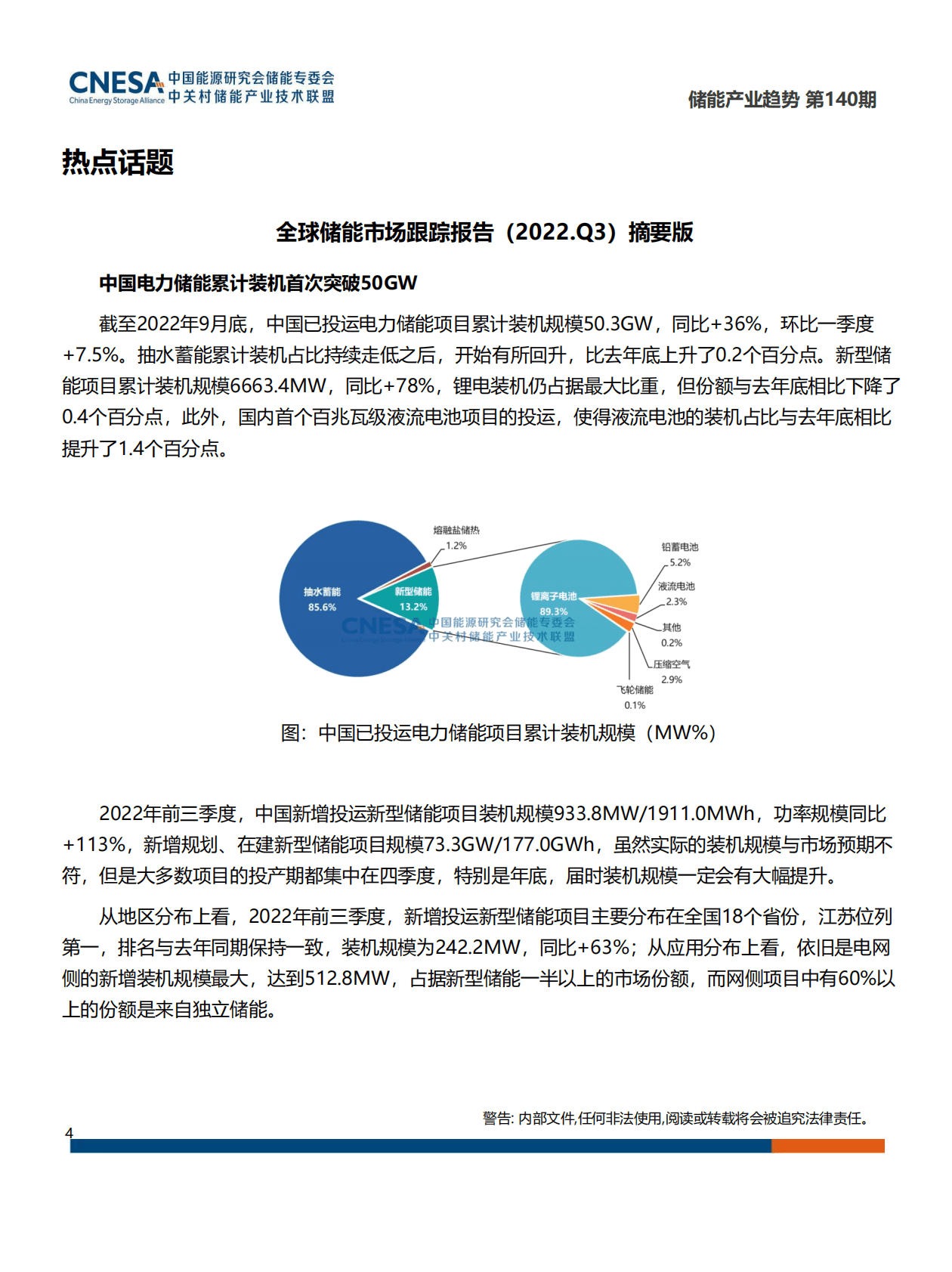 上海环境能源交易所：《储能产业趋势》2022年11月 第4页