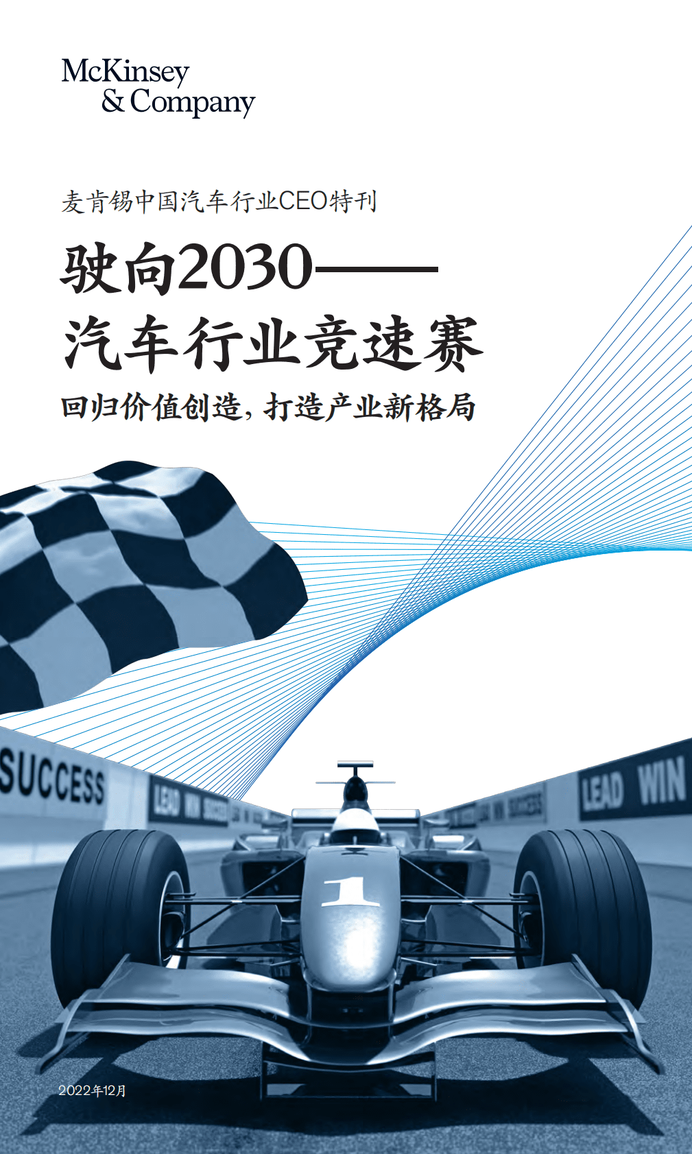 麦肯锡：麦肯锡中国汽车行业CEO特刊 | 驶向2030——汽车行业竞速赛 第1页
