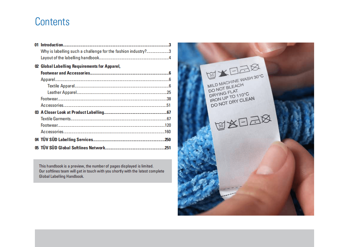 TUV南德：全球服装、鞋类及配饰标签手册【英文版】 第2页