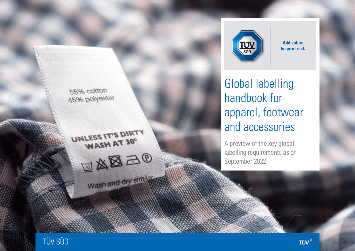TUV南德：全球服装、鞋类及配饰标签手册【英文版】 第1页