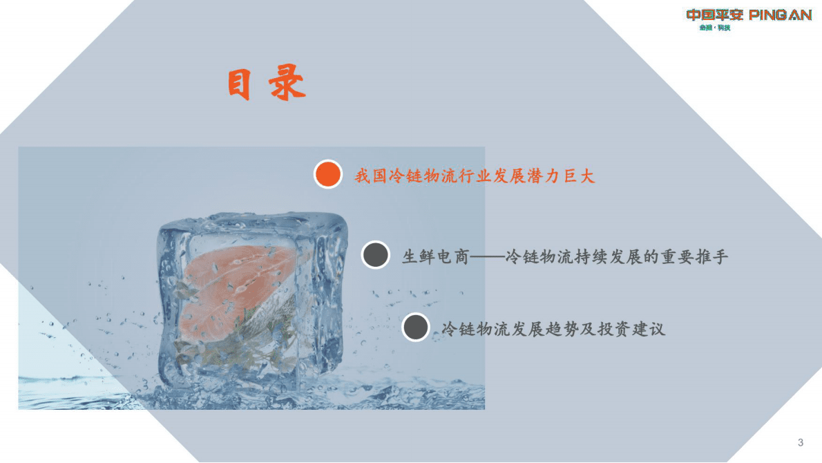 平安证券：交通物流行业冷链物流的生鲜进社区 第3页