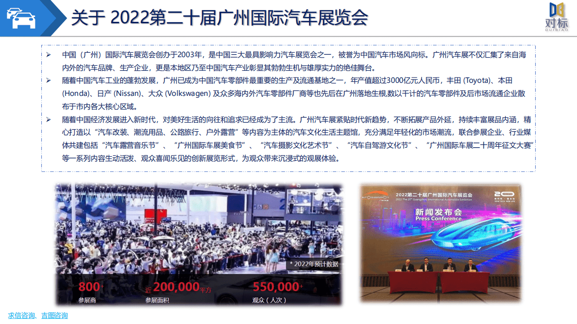 求信咨询：2022年广州国际车展展前专题报告 第4页