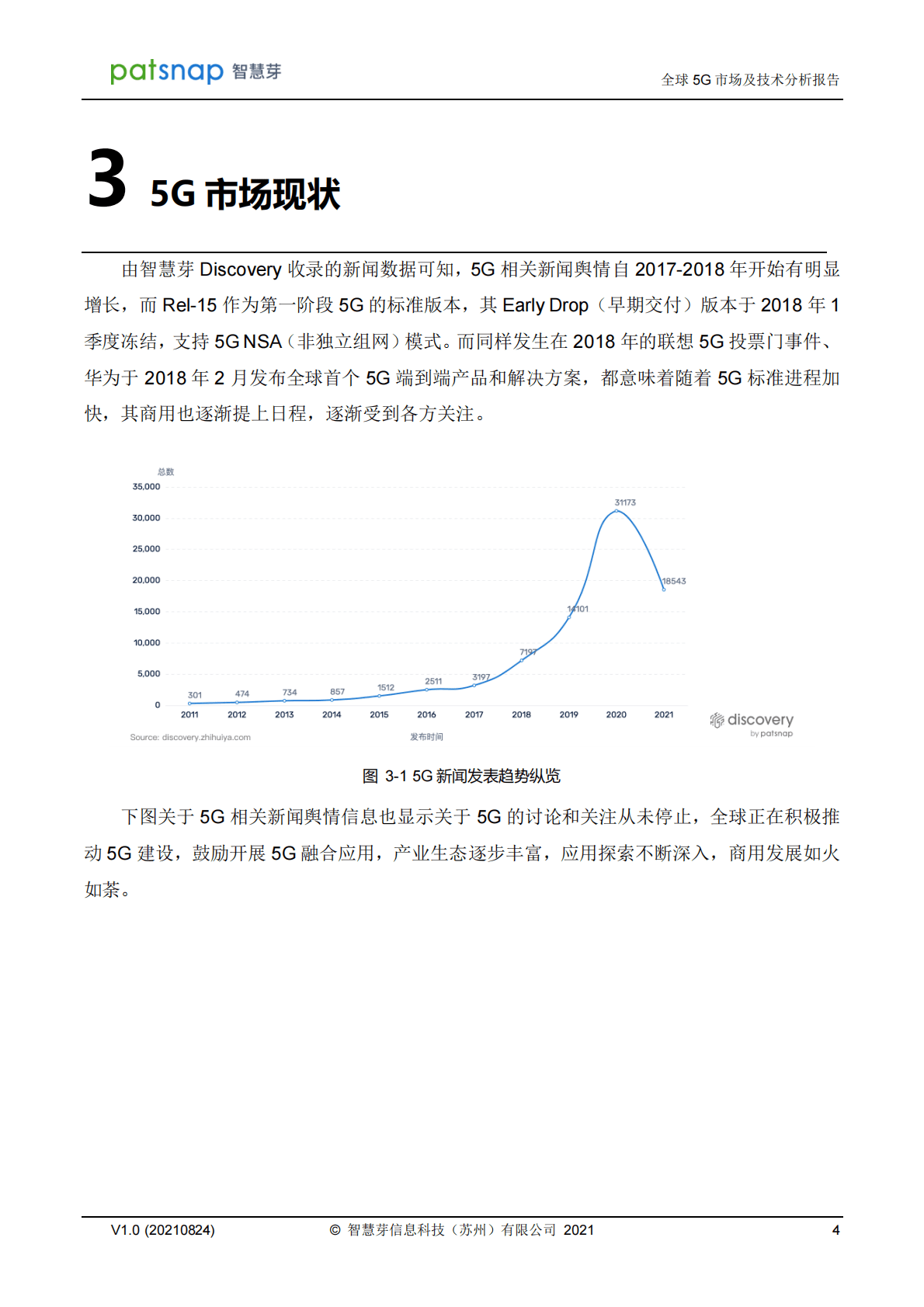智慧芽：全球5G市场及技术分析报告 第6页