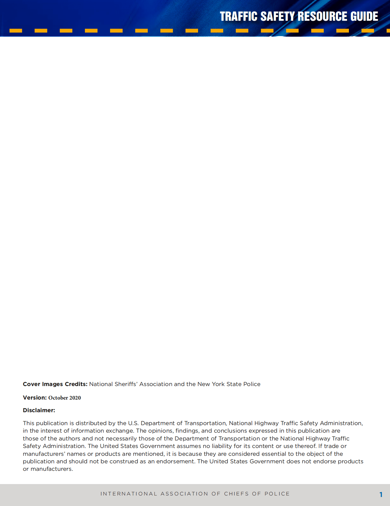 IACP：交通安全资源指南【英文版】 第2页