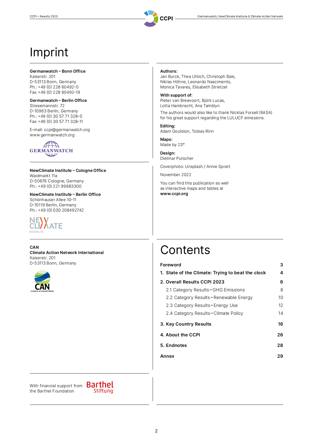 CAN：2023年气候变化绩效指数【英文版】 第2页