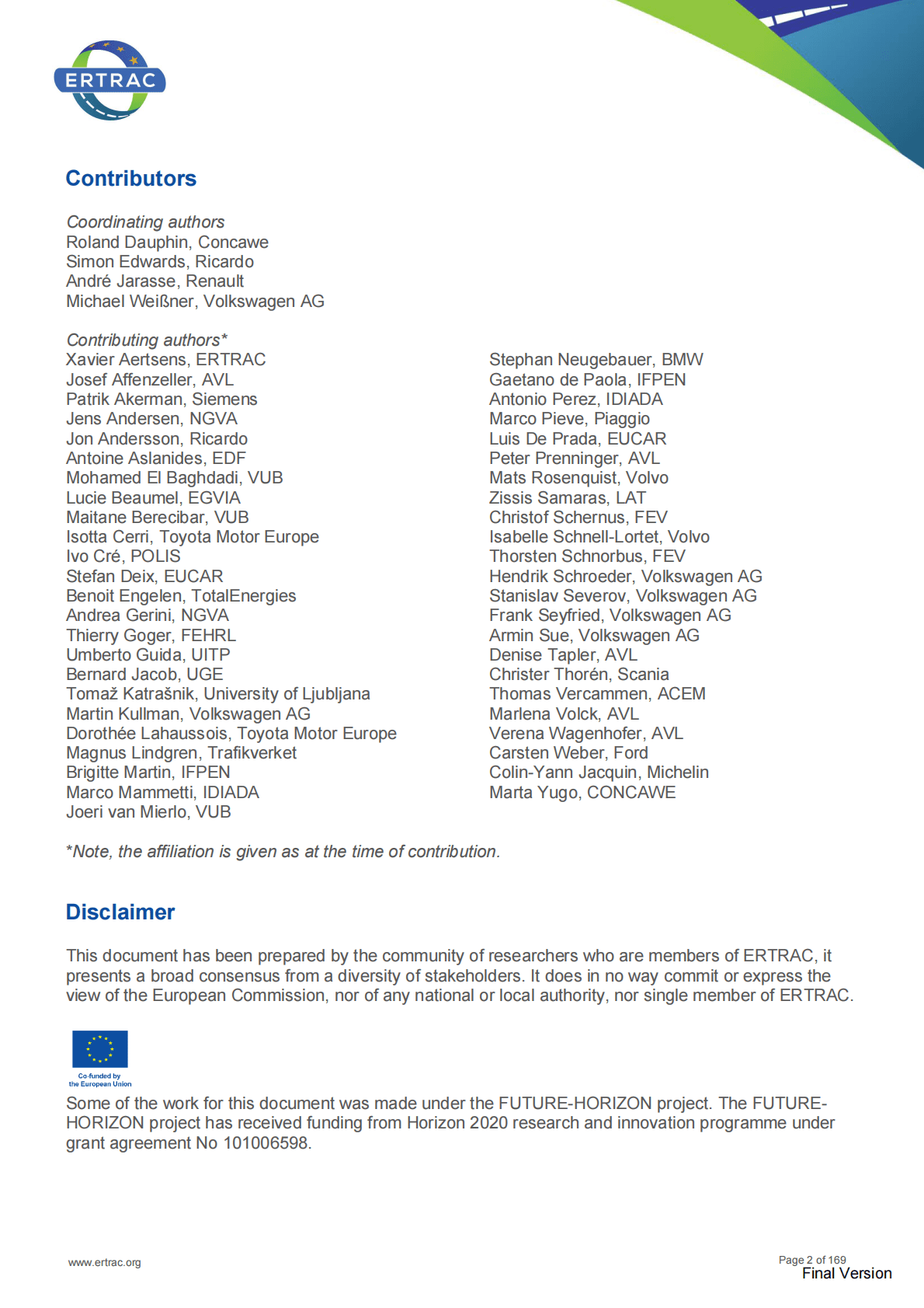 ERTRAC：道路运输可持续能源和动力系统的技术选择图【英文版】 第2页